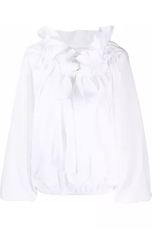 Patou Puff-sleeve poplin blouse