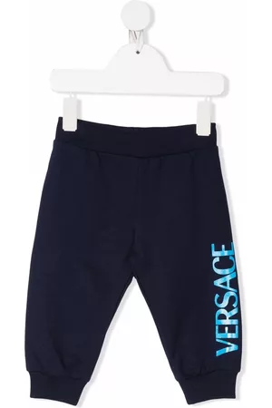 VERSACE Logo-print track pants