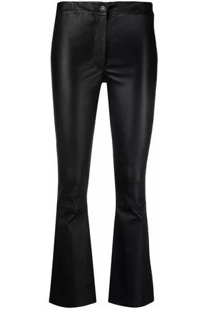 arma leder Cropped flared trousers