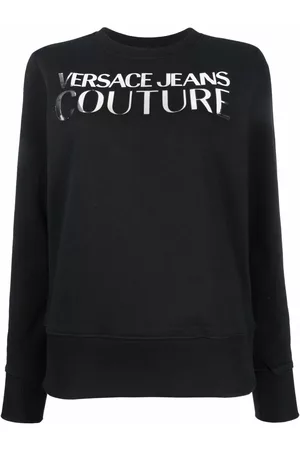 VERSACE Logo crew-neck sweatshirt