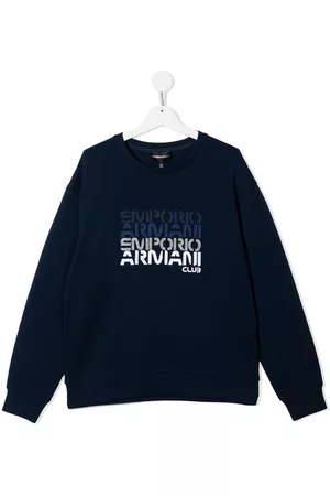 Emporio Armani Logo-print long-sleeve sweatshirt