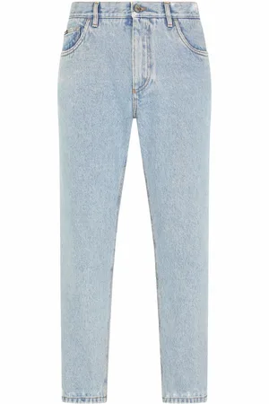 Dolce & Gabbana Straight-leg cropped jeans