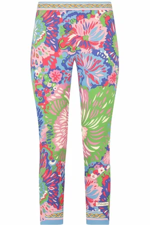 Dolce & Gabbana Graphic-print silk trousers