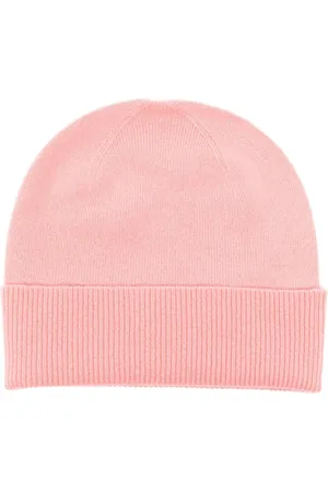 PRINGLE OF SCOTLAND Fine-knit ribbed-trim beanie
