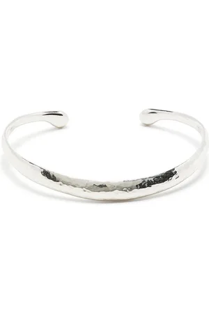 Dower and Hall Curved Nomad sterling- bangle