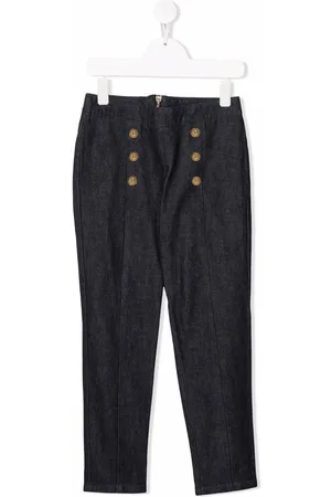 Balmain Double-breasted button trousers