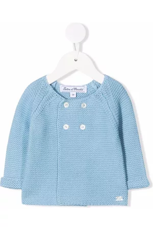Tartine Et Chocolat Double-breasted cotton cardigan
