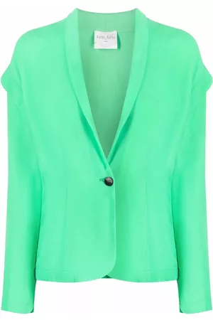 FORTE FORTE Drop-shoulder single-breasted blazer