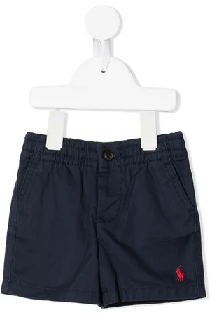 Ralph Lauren Logo-embroidered cotton shorts