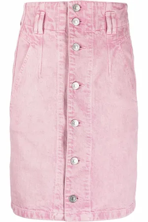 Marant Etoile High-waisted denim skirt