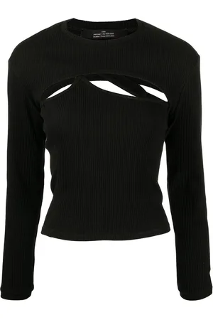 Rokh Cut out-detail knitted top