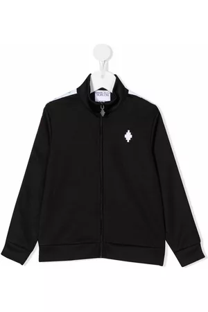 MARCELO BURLON Cross embroidered track jacket