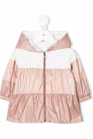 Moncler Colour block hooded jacket