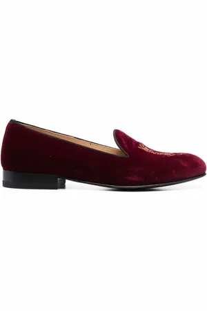 Scarosso Becky velvet slippers