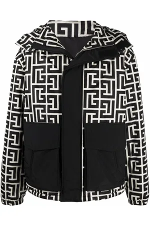 Balmain Logo-print padded jacket