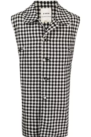 Onefifteen X ANOWHEREMAN geometric-print gilet