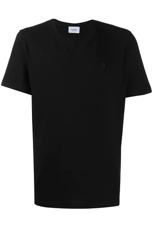 Dondup Men Short Sleeve - Logo plaque crew neck T-shirt