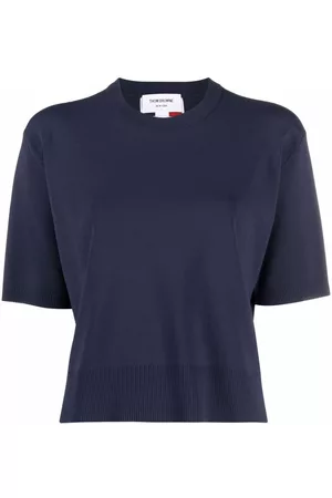 Thom Browne RWB intarsia-knit T-shirt