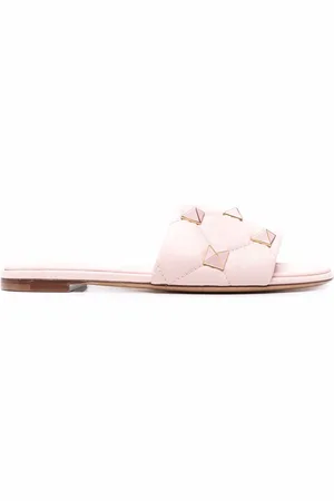 VALENTINO GARAVANI Roman Stud flat slide sandals
