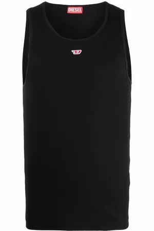 Diesel T-Lifty-D logo-embroidered tank top