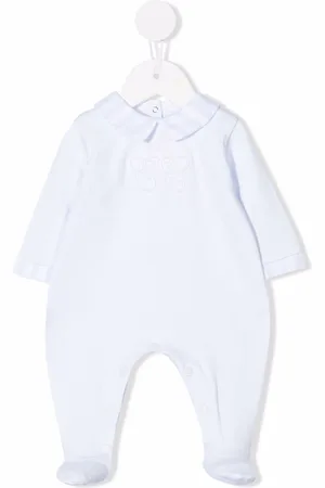 Tartine Et Chocolat Striped collar babygrow
