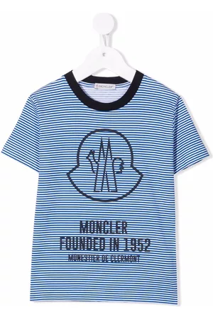 Moncler Logo-print striped T-shirt