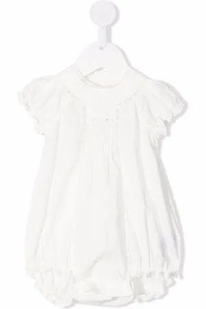BONPOINT Embroidered cotton romper