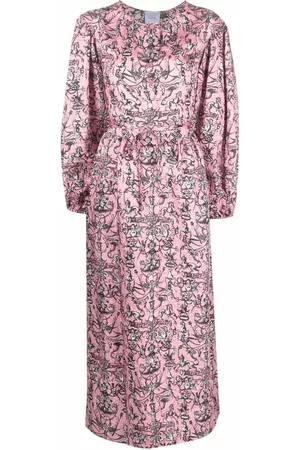 Patou Printed maxi shirt dress