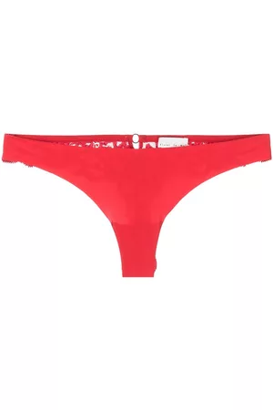 FLEUR DU MAL Charlotte seamless lace thong