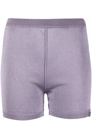 1017 ALYX 9SM Metallic-thread knitted shorts