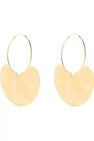 Patou Large hammered hoop earrings