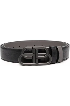 Balenciaga Men Belts - BB reversible belt