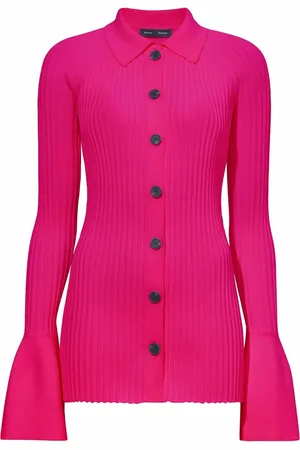 Proenza Schouler Rib-knit collared cardigan