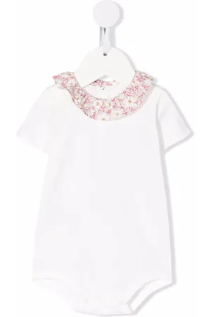 TEDDY & MINOU Ruffle-collar cotton romper