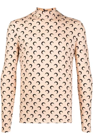 Marine Serre Crescent Moon-print top
