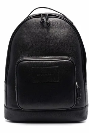 Emporio Armani Zip-up leather backpack