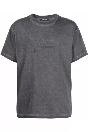A-cold-wall* Logo-embroidered organic cotton T-shirt