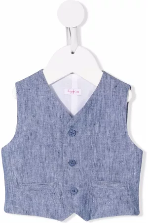 Il gufo V-neck button-up waistcoat