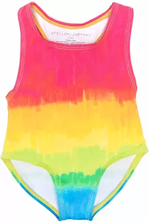Stella McCartney Swimsuits - Colour-block racerback swimsuit