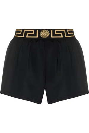 VERSACE Greca-waistband shorts