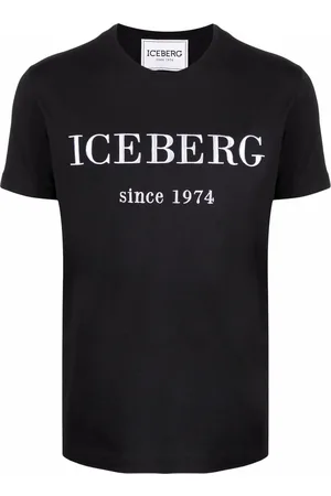 Iceberg Men Short Sleeve - Logo-print cotton T-Shirt