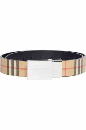 Burberry Reversible Vintage Check print belt