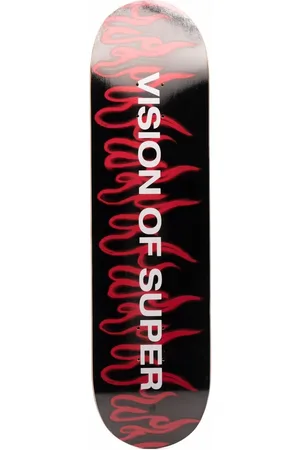 Vision Of Super Flames wood skateboard
