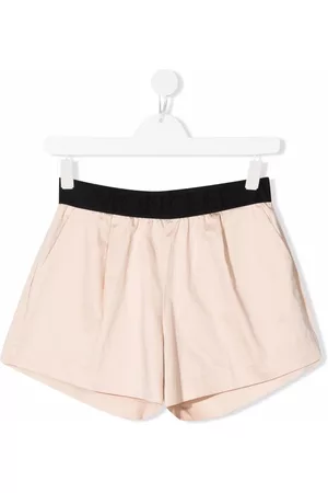 Moncler Logo-waist cotton shorts