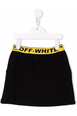 OFF-WHITE Logo-waistband sweat skirt