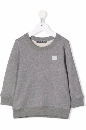Acne Studios Logo-patch organic-cotton sweatshirt