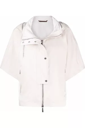 MOORER Lightweight short-sleeved hooded jacket