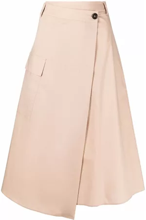 Woolrich Poplin A-line midi skirt