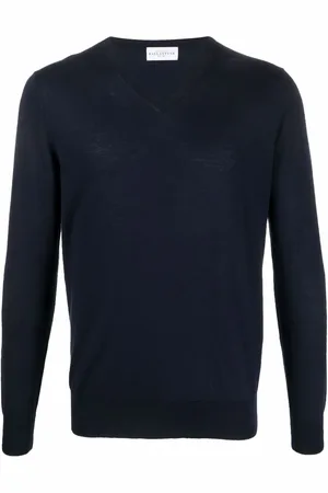 BALLANTYNE V-neck cotton jumper