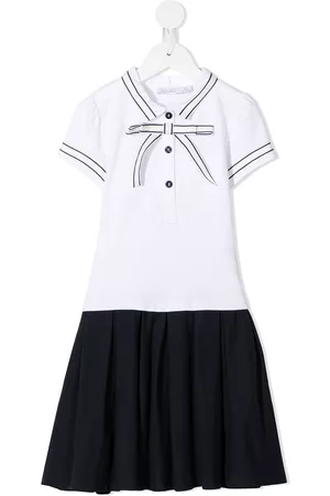 PATACHOU Bow-detail polo-collar dress